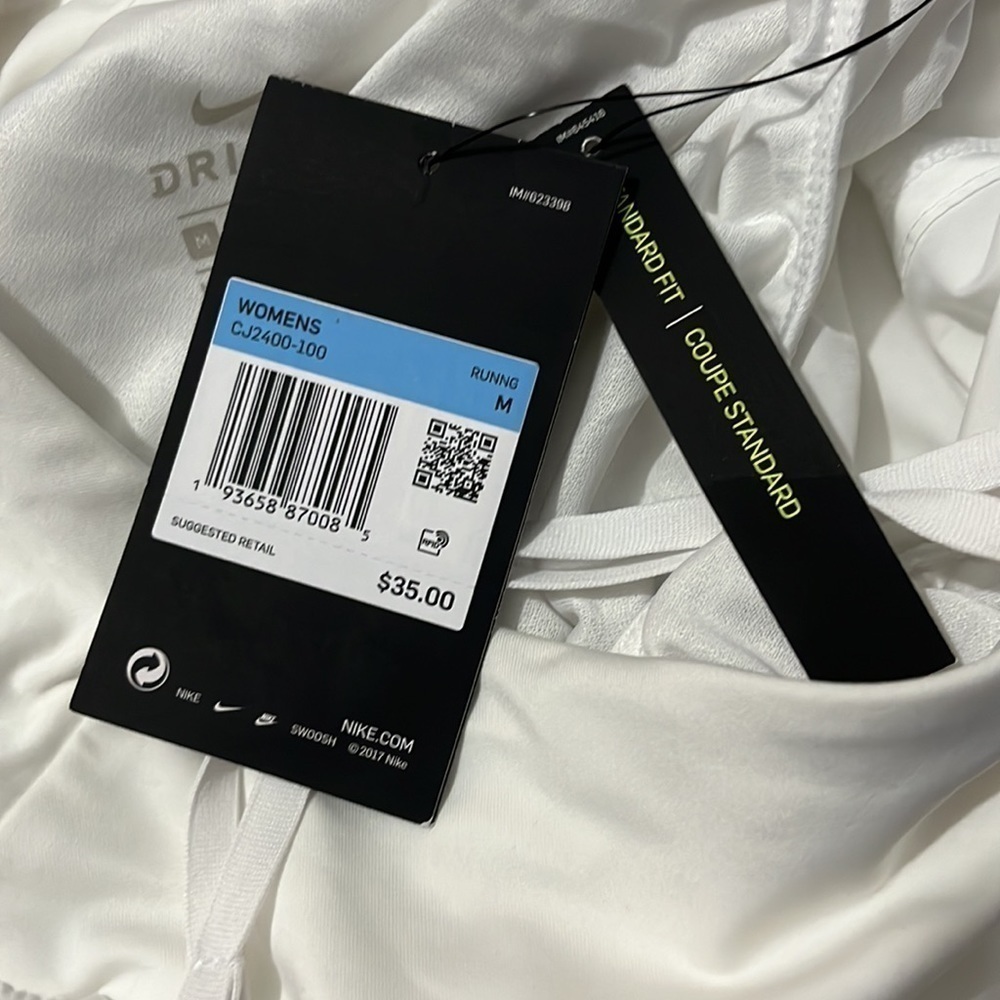 Nike dri-fit white shorts size M. New - Picture 5 of 8